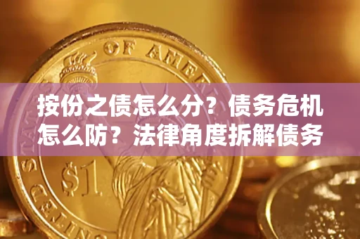 济南按份之债怎么分？债务危机怎么防？法律角度拆解债务分配与风险自保指南