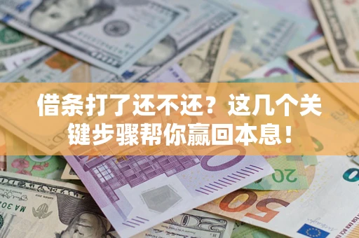 济南借条打了还不还？这几个关键步骤帮你赢回本息！