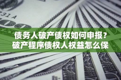 济南债务人破产债权如何申报？破产程序债权人权益怎么保障？