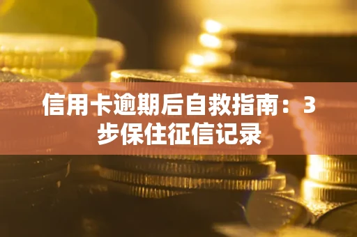 济南信用卡逾期后自救指南：3步保住征信记录