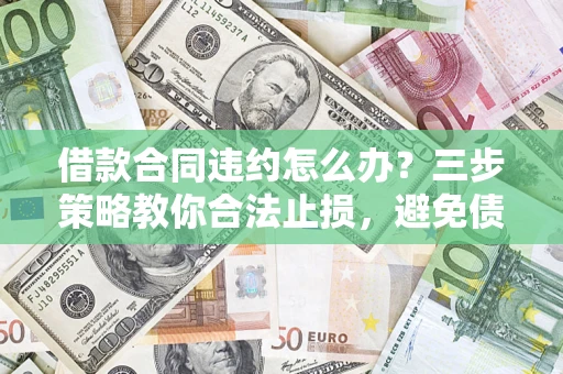 济南借款合同违约怎么办？三步策略教你合法止损，避免债务危机升级